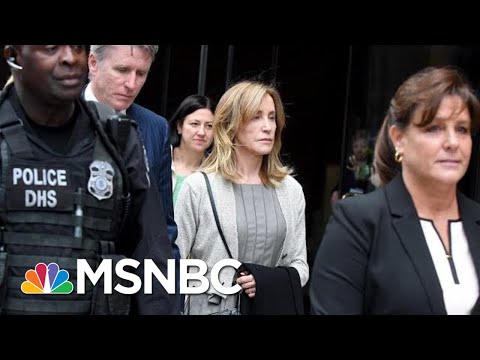 Felicity Huffman Reports To Prison For 14-Day Sentence | Velshi & Ruhle | MSNBC