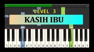 melodi piano lagu kasih ibu - piano grade 3 - instrumental lagu anak anak indonesia