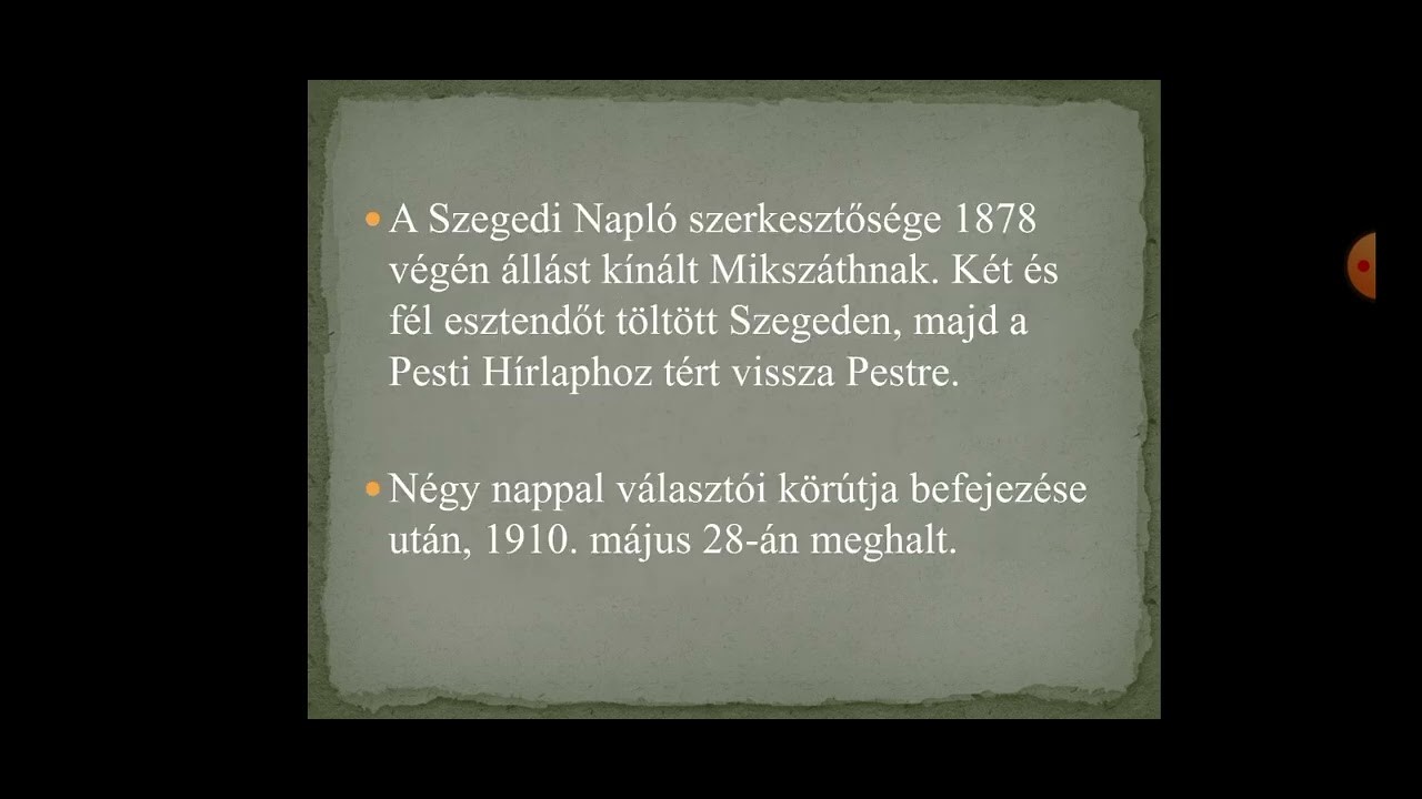 A novella. Mikszáth Kálmán élete és munkássága