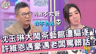 沈玉琳大鬧茶藝館遭驅逐!許維恩遇豪邁老闆狂罵髒話?沈玉琳 許維恩︱Part2/4 EP86👋20240423︱哈囉 你有事嗎