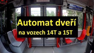 Automat dveří na vozech 14T a 15T
