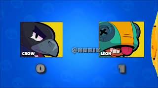 Leon vs Crow🔥 #brawlstars #bs #keşfet #leon #crow #бравлстарс