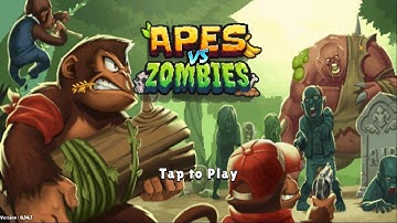 Apes vs Zombies | Android gameplay gang of monkeys.