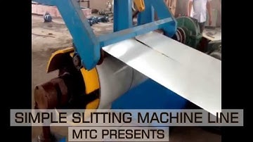 Simple Slitting Machine Line for Steel Coils, Simple Slitter(0.6-2mm)