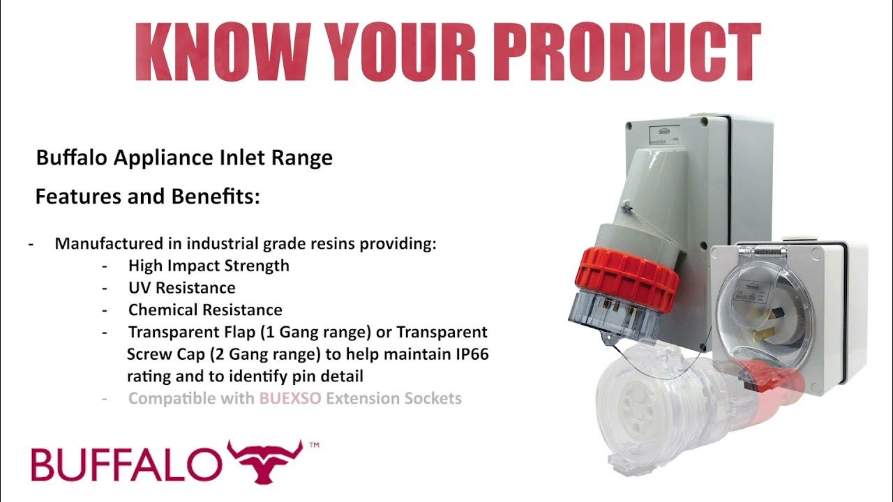 Know Your Product BUFFALO Appliance Inlets YouTube