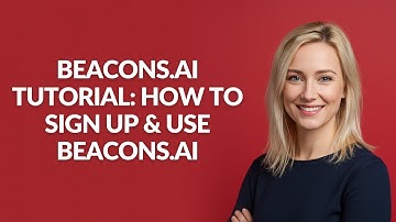 BEACONS.AI TUTORIAL: HOW TO SIGN UP & USE BEACONS.AI - Julia