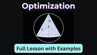 Optimization Full Lesson with Examples | Calculus I