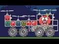 9999 КРАСНЫХ ШАРИКОВ в BAD PIGGIES - в игре Красный Шар и его Машинка Строим с Спуди - Red Ball 4