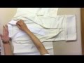 着物 長襦袢のたたみ方(How to fold up a kimono, "long undergarment"【NAGAJYUBAN】)