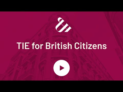TIE for British Citizens TIE for British Citizens