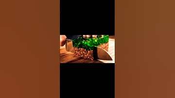 "Satisfying Minecraft Block Cuts 🔥 | ASMR Perfection #Shorts"