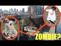 you won't believe what my drone saw in this secret abandoned real life Zombie Apocalypse Ghost City!