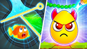 Save the Fish vs Draw To Smash 🎣💥 Max Level Gameplay Walkthrough Android iOS Update 3NP7