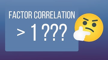 Factor Correlation Greater Than 1 in Mplus???