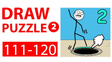 Draw Puzzle 2 (One line one part) | Level 111,112,113,114,115,116,117,118,119,120