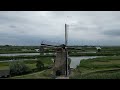 Windmills by drone largest collection in Holland