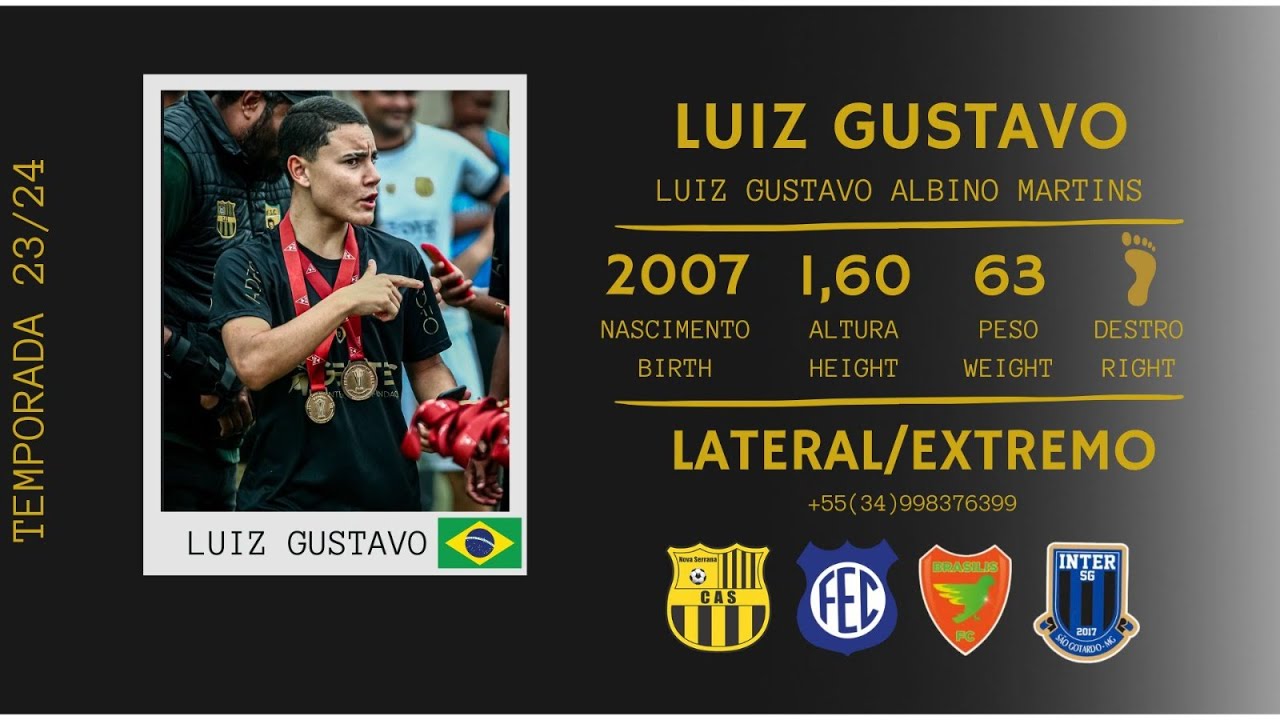 LUIZ GUSTAVO - LATERAL/EXTREMO