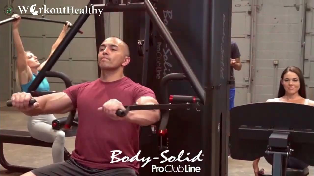 BodySolid S1000 FourStack Universal Weight Machine Gym Quality) by Pro Clubline