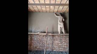 1 (Best Viral):👉 Perfect Wall Plastering Skills 🔥 | Real Hard Work #shorts