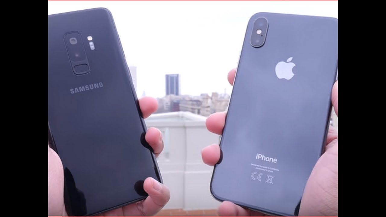 Samsung Galaxy S9+ vs Iphone X Super Amazing Technology