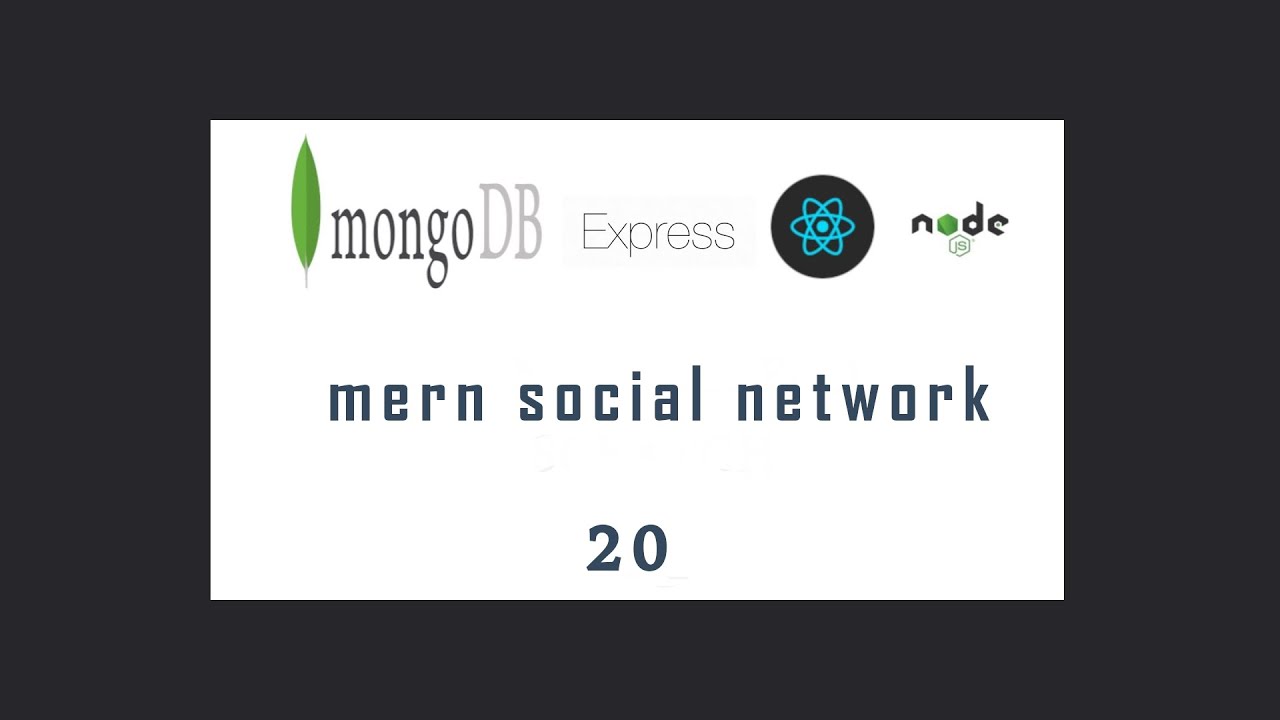 mern stack darija social network (frontend - display user profile part ...