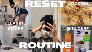 RESET ROUTINE: DEEP CLEANING + ORGANIZING  + COOKING +SKIN CARE &amp; MORE | FATOUU SOW