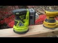 Dewalt vs Ryobi Orbital Sander Dewalt vs Ryobi Orbital Sander