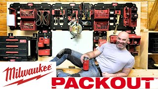 Building My Milwaukee PACKOUT Workshop Storage Wall!