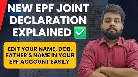 Epfo joint declaration form online 2025 process | epfo latest update 2025 #epfo #jointdeclaration