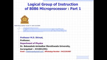 Logical  Group of  Instructions  of 8086 Microprocessor - Part 1