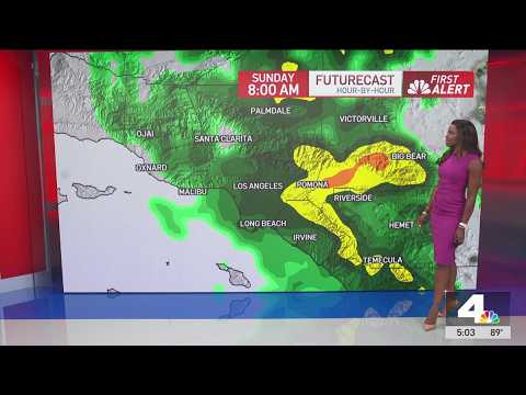 Rain returns to SoCal as tropical storm brings flooding concerns