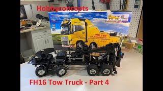 Tamiya 1/14 Volvo FH16 Tow Truck Build - Part 4 Actuator & Chassis (Updated)