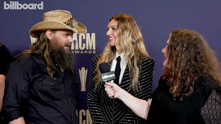 Chris Stapleton On Performing With Dua Lipa, Being Produced By His Wife & More | ACM Awards 2024
