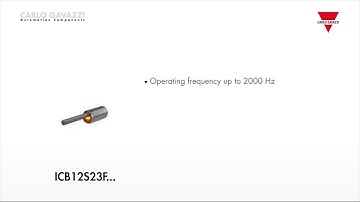 CARLO GAVAZZI ICB-SERIE INDUCTIEVE SENSOREN MET KORTE BEHUIZING