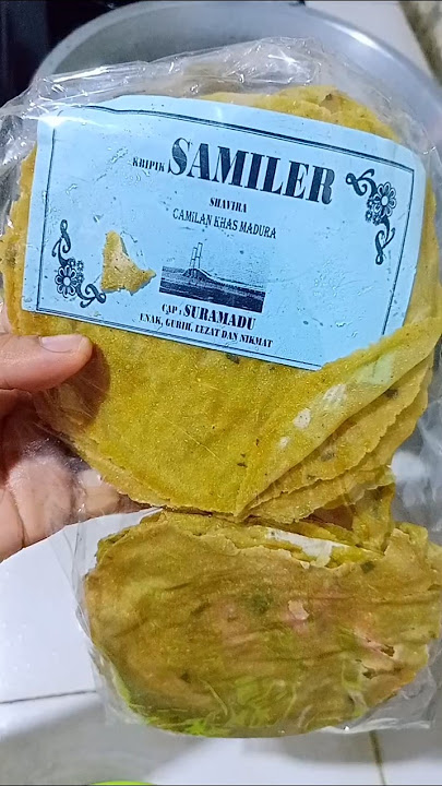 Try the Typical Madurese Samiler #samiler #cassavacrackers #typicalmadura