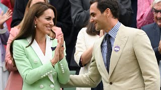 Roger Federer breaks royal protocol during Wimbledon visit