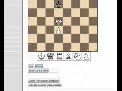 How to Create Chess end game and play with computer