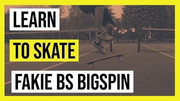 How to fakie backside bigspin | Learn to skate | Skateboard tricks