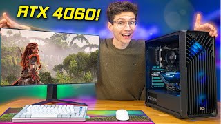 The Cheapest RTX 4060 Gaming PC Build?! 🙌 - RTX 4060, Ryzen 5500 w/ Gameplay Benchmarks | AD