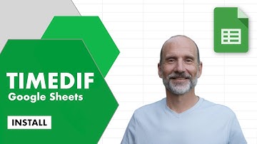 How to Install the TIMEDIF Google Sheets Add-On