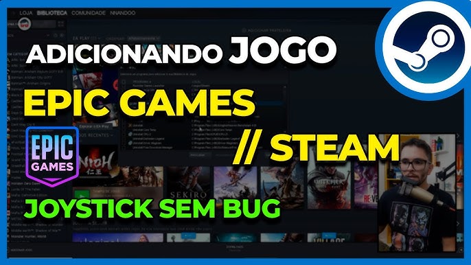 Como adicionar jogos da epic games na steam 