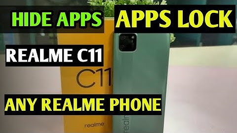 Hide apps in realme c11 | how to hide apps in realme c11| apps lock kaise lagaye realme c1|techround