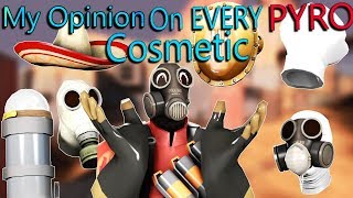 TF2 - My Opinion on EVERY Pyro Cosmetic in under 7 minutes!