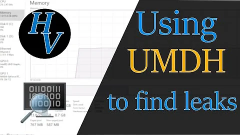 Find that memory leak ! A guide on how to use user-mode-memory-dump (UMDH) to find that memory leak