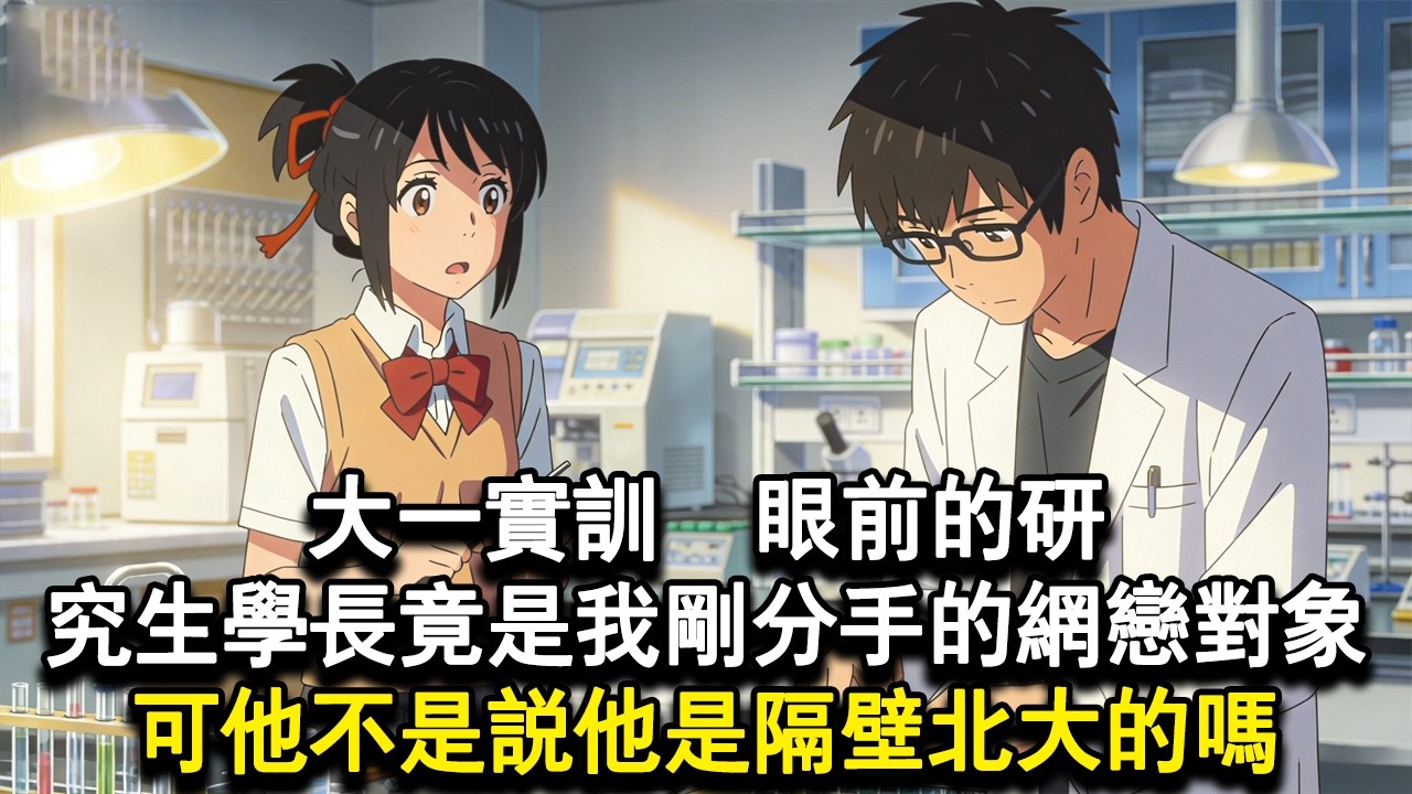 【獨家心動】大一實訓，眼前的研究生學長竟是我剛分手的網戀對象。可他不是說他是隔壁北大的嗎#小說 #言情 #戀愛