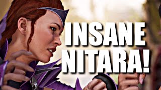 Nitara Absolutely DESTROYING this Zoning LI MEI in Mortal Kombat 1