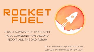 Rocket Fuel - August 15th 2022