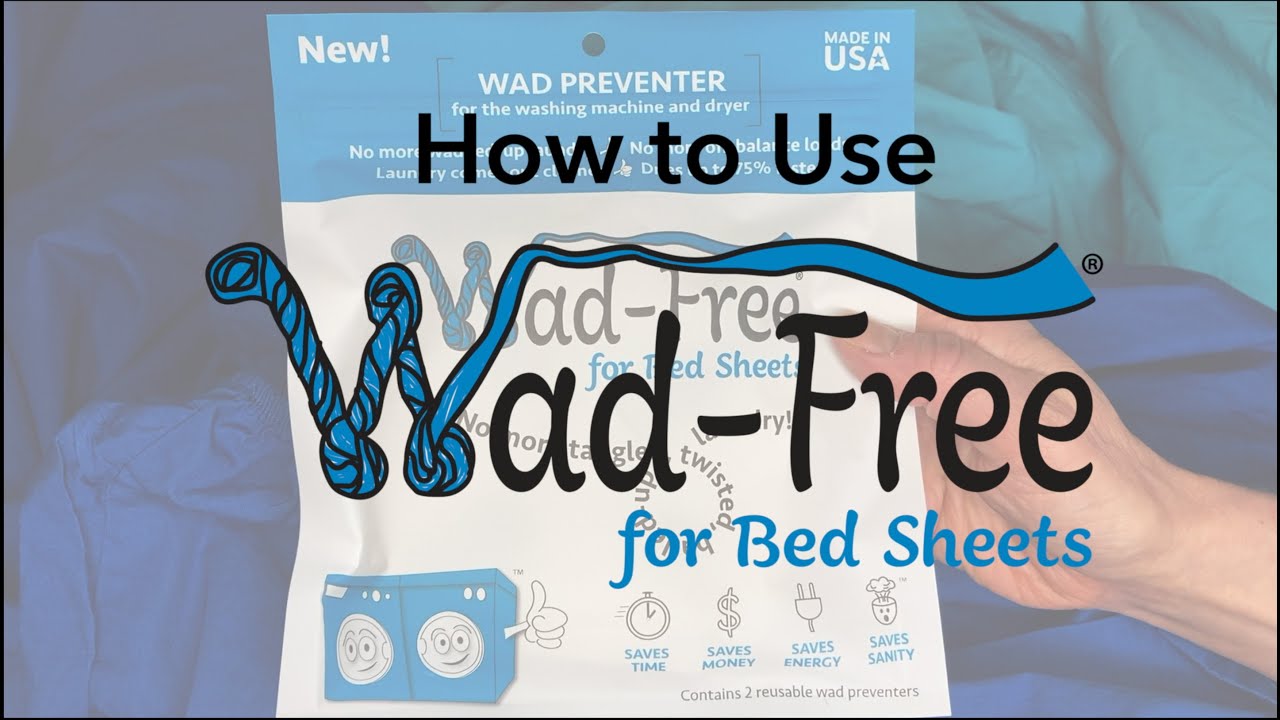 Wad Free Bed Sheet Detangler Prevents Laundry Tangles & Wads in Washer –  Blackstar Assets