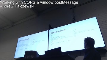 Building Your Own Web-Socket Protocol; Working with CORS & window.postMessage - Chicago Javascript