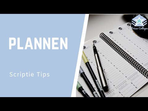 Video: Hoe Een Scriptie Plannen?